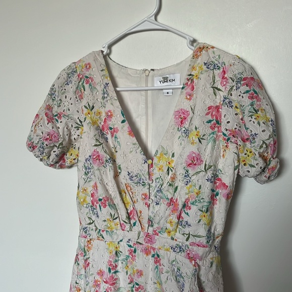 Yumi Kim Revolve Floral Ruffle Dress, worn - Picture 3 of 6